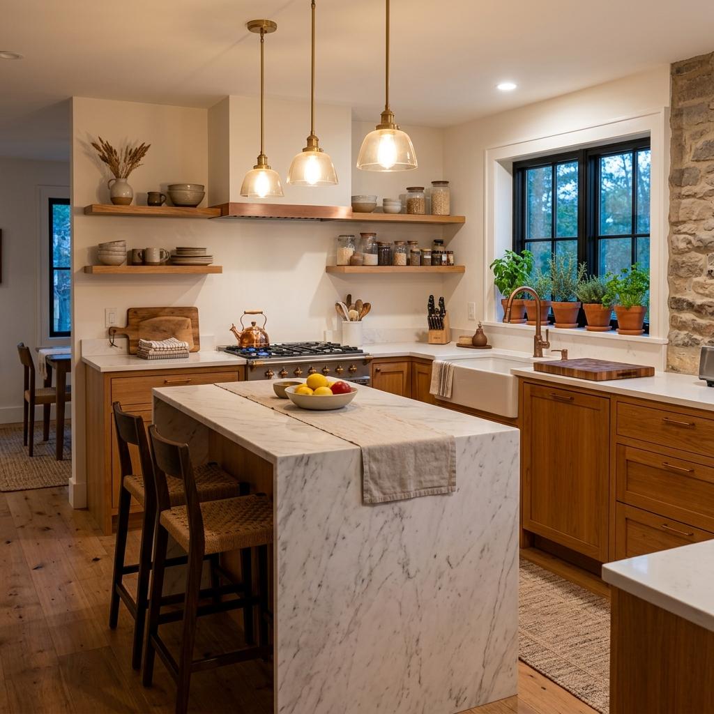 Kitchen interior design by Spaciora