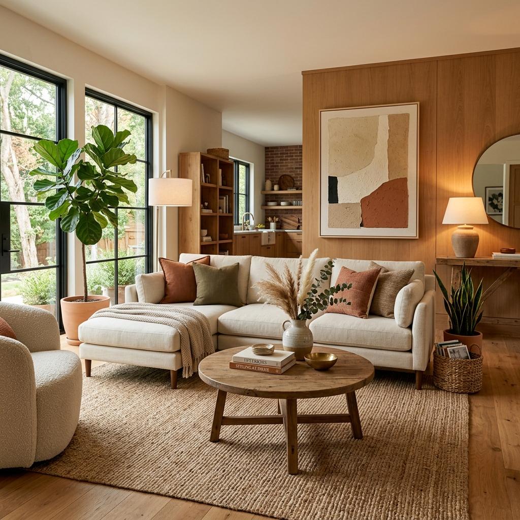 Living Room interior design by Spaciora